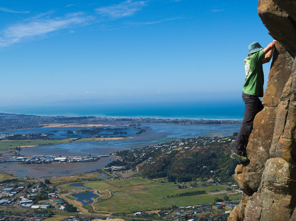 Climbing above
Christchurch