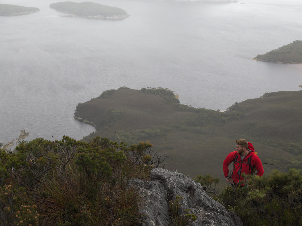 Climbing Mt
Stokes