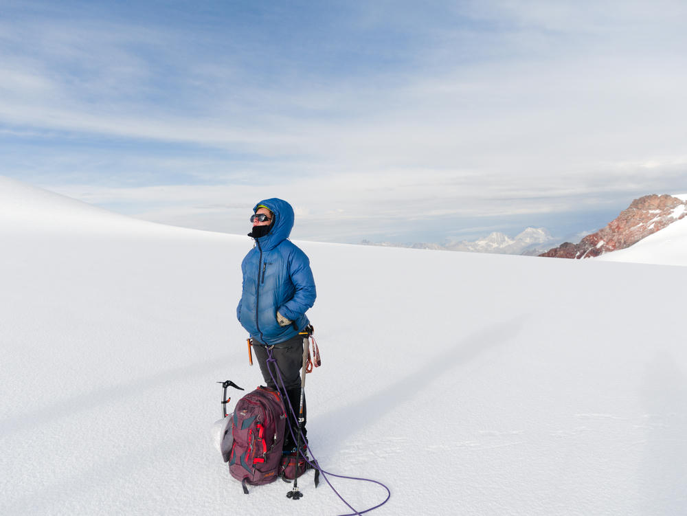 Arina feeling the altitude