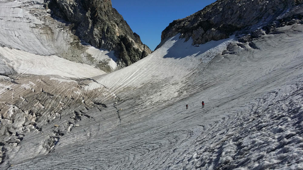 Ryan and Lucy on the Nagebi Glacier