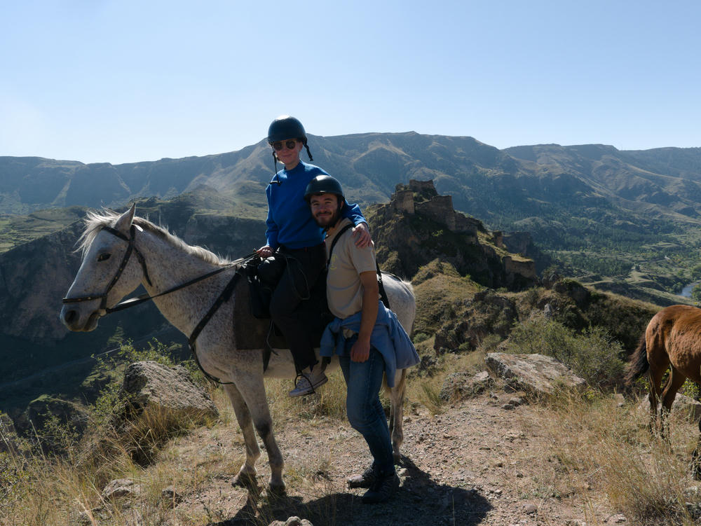 Horse riding near Vardzia