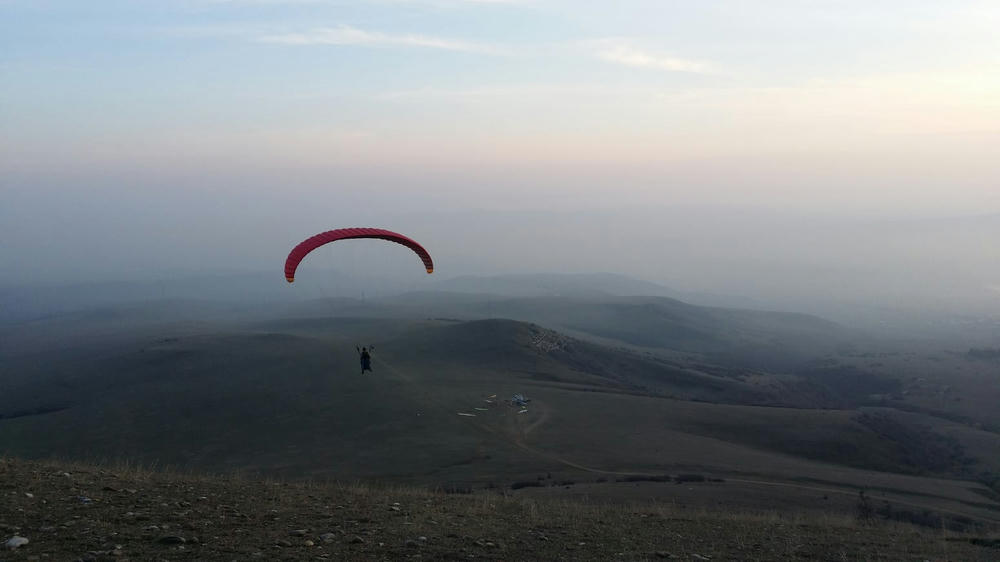 Chris's first solo flight