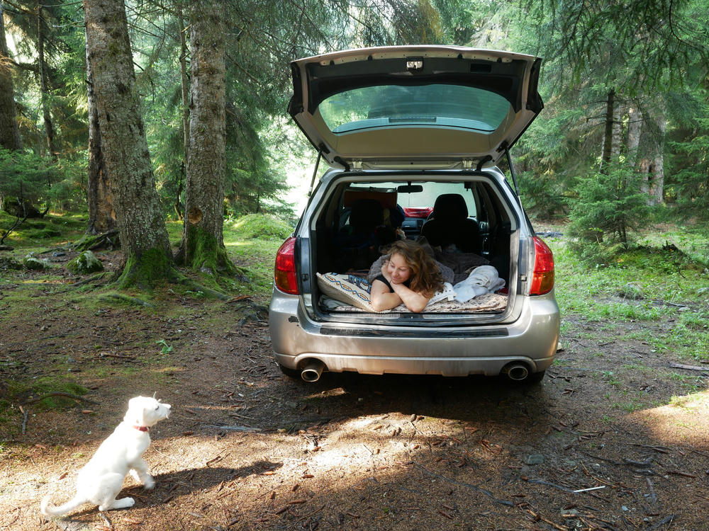 Great memories car camping in Racha with Snowy!